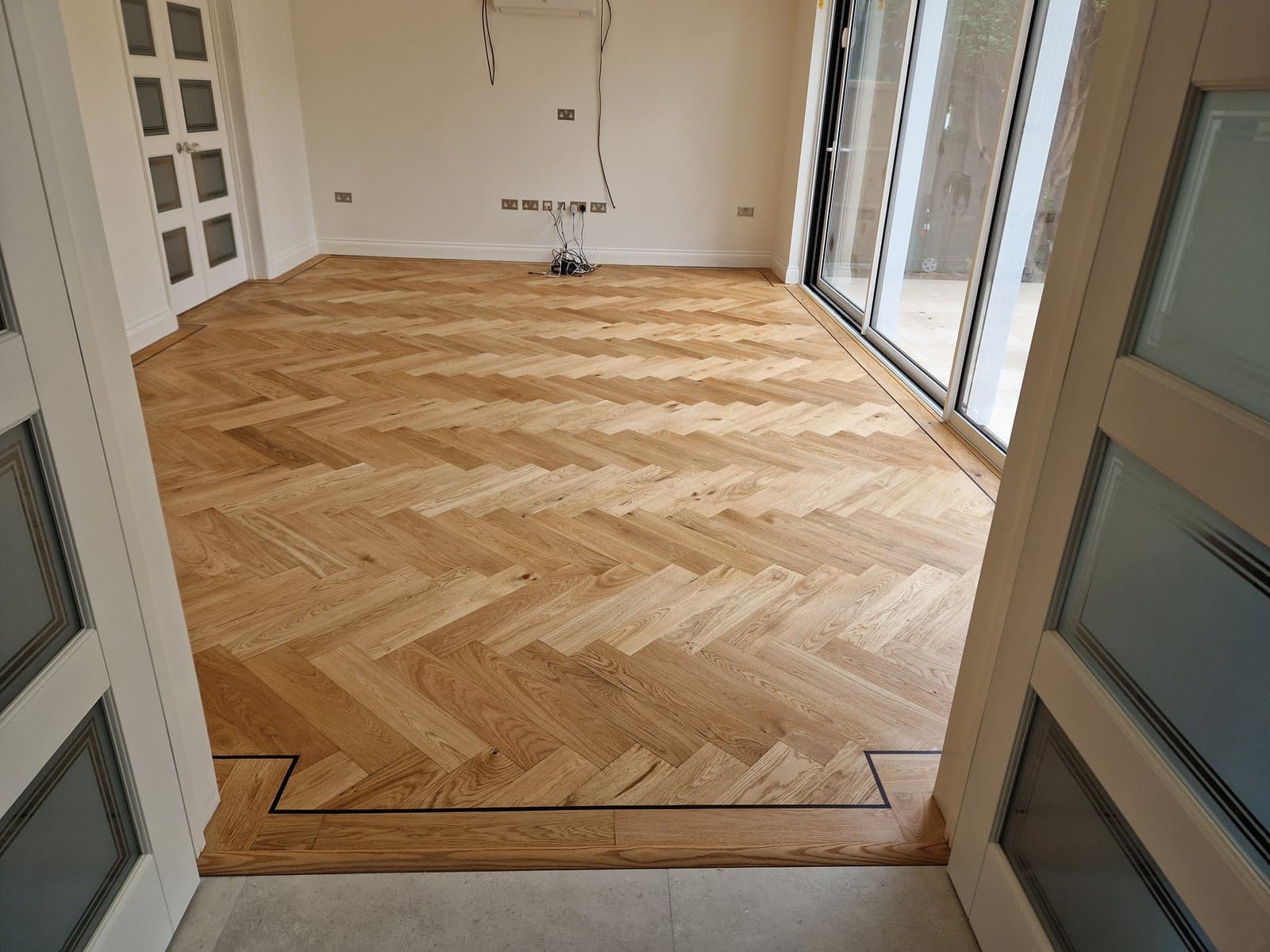 Fischgrät-Parkett · Eiche geölt